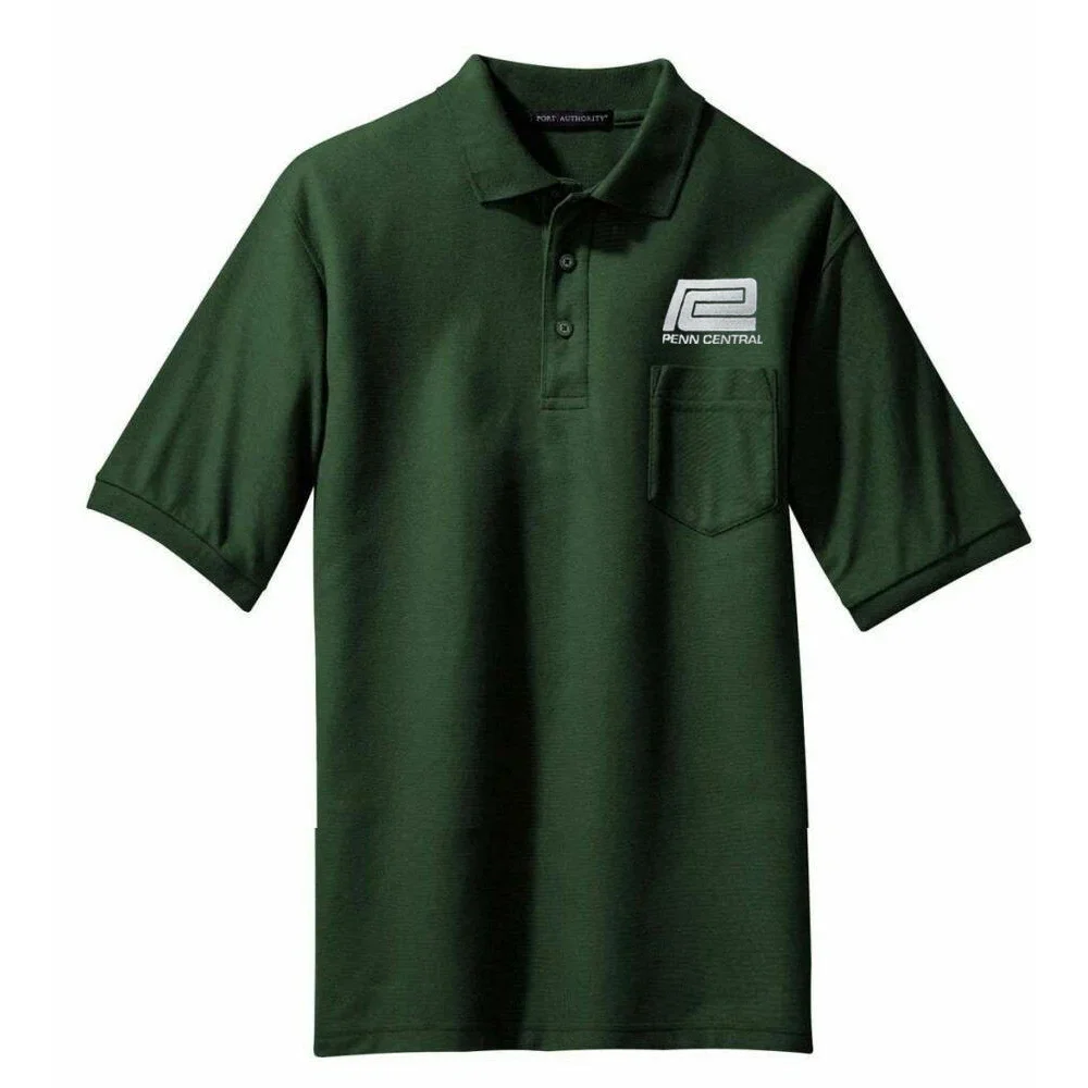 Penn Central Transportation Company Embroidered Polo W/P