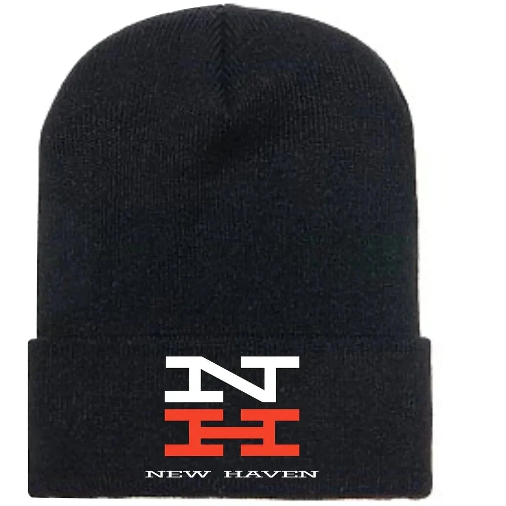 RAILROAD STOCKING CAP "NH" Logo Embroidered
