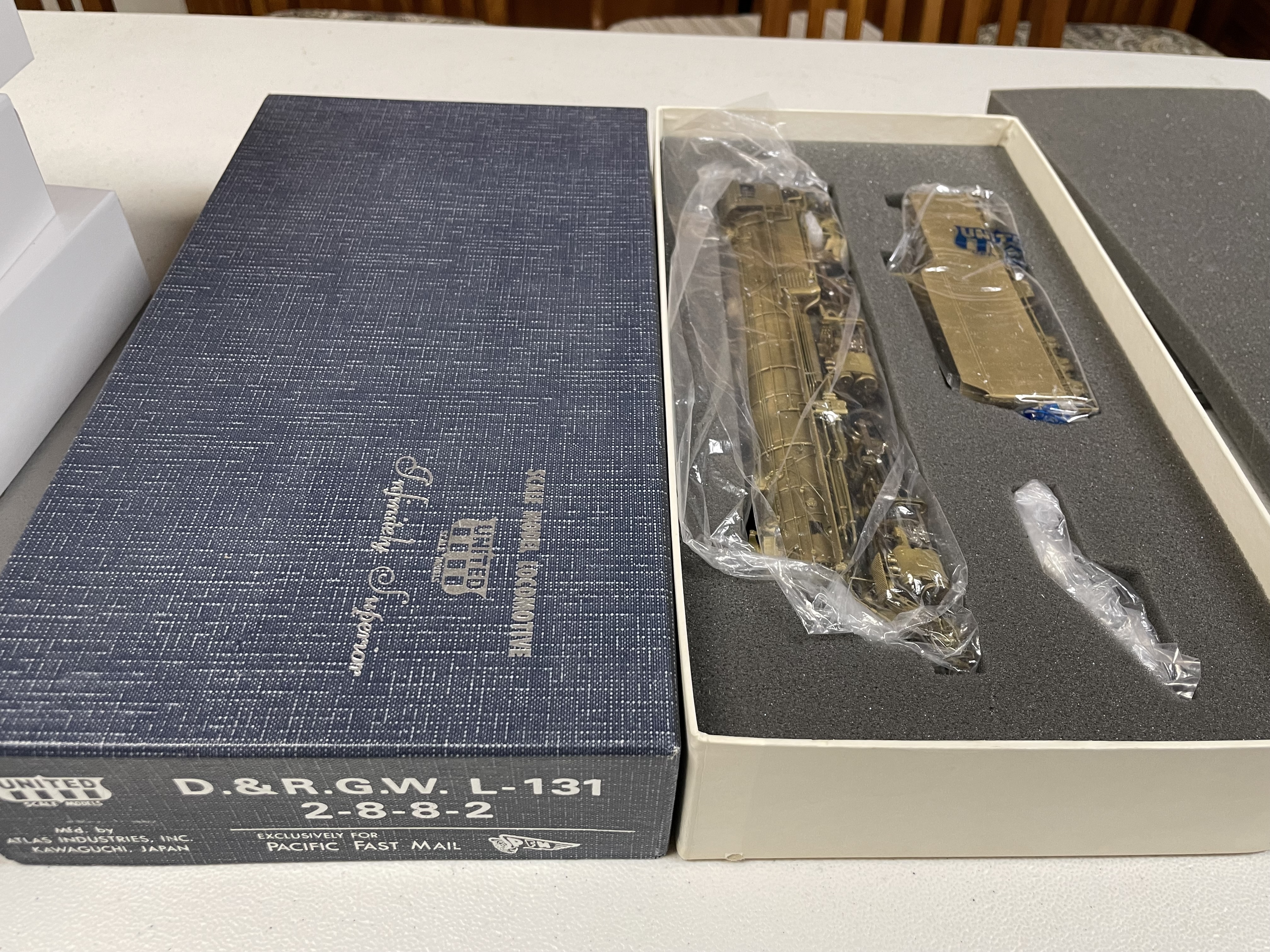 United Scale Models D&RGW L-131 Brass 2-8-8-2 Steam Loco Pacific