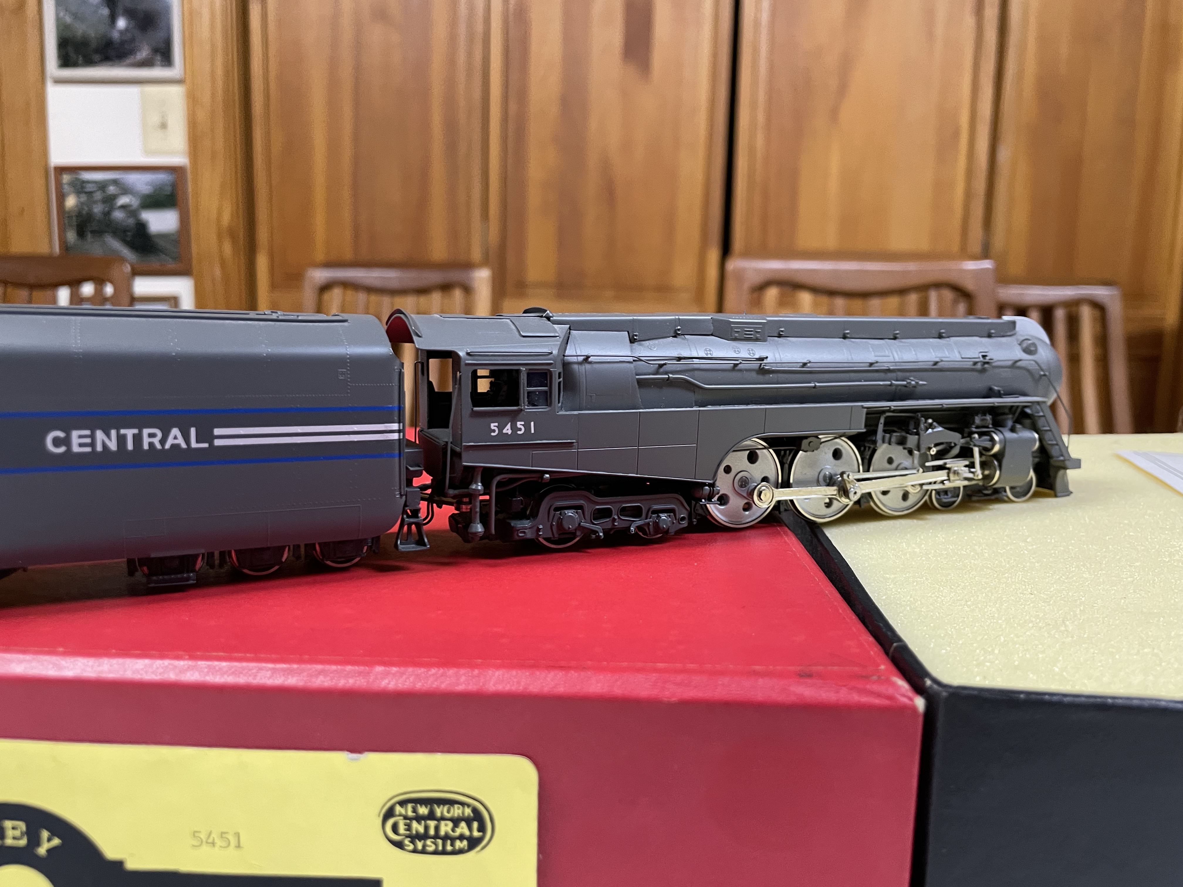 HO BRASS KEY IMPORTS 4-6-4 HUDSON NYC #5451 STEAM LOCOMOTIVE