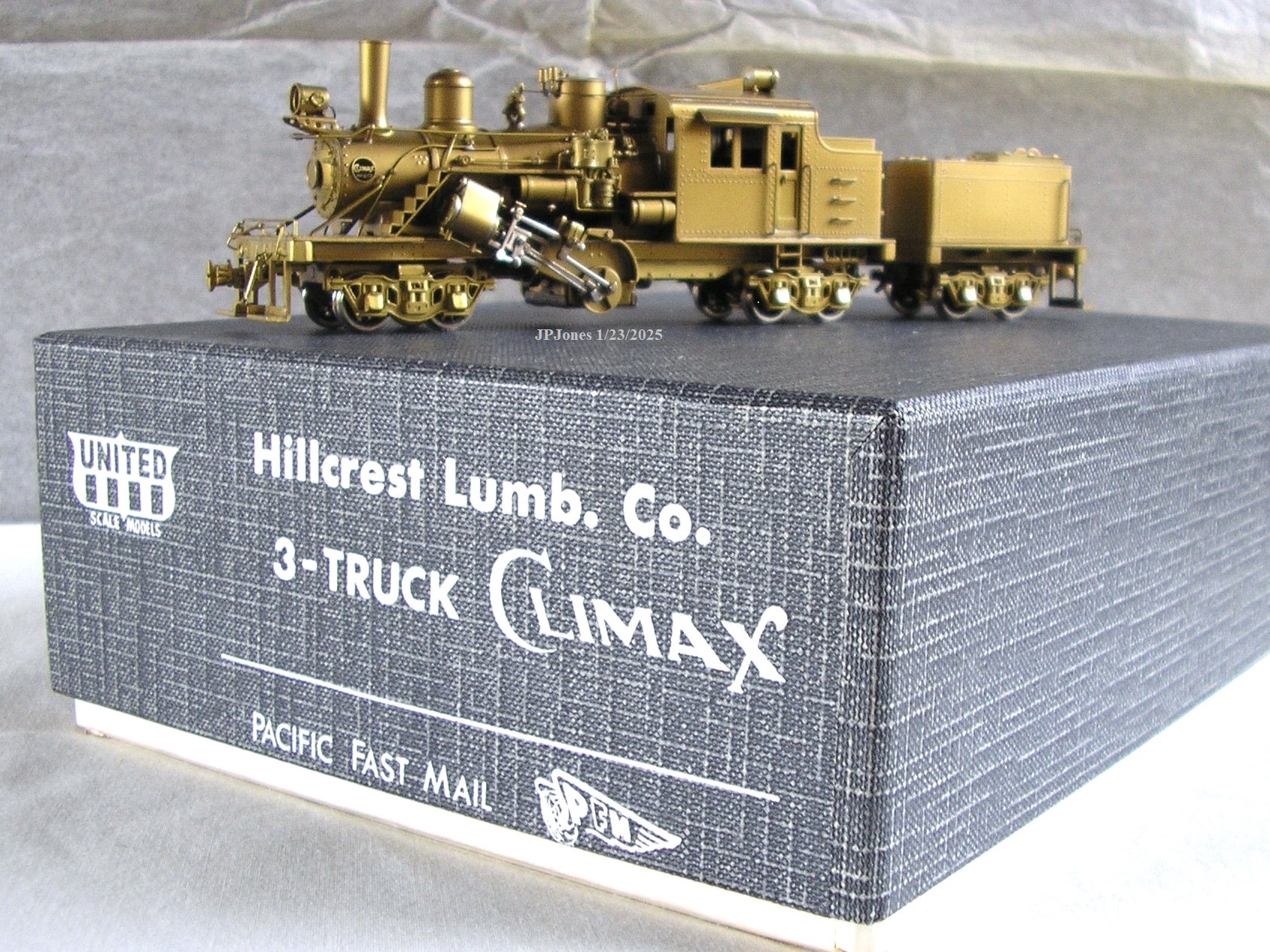 TRUCK CLIMAX 10m 9mm 鉄道模型 HOナロー Hillcrest Lumber 3 truck Climax | United Models locomotives - TrainBid