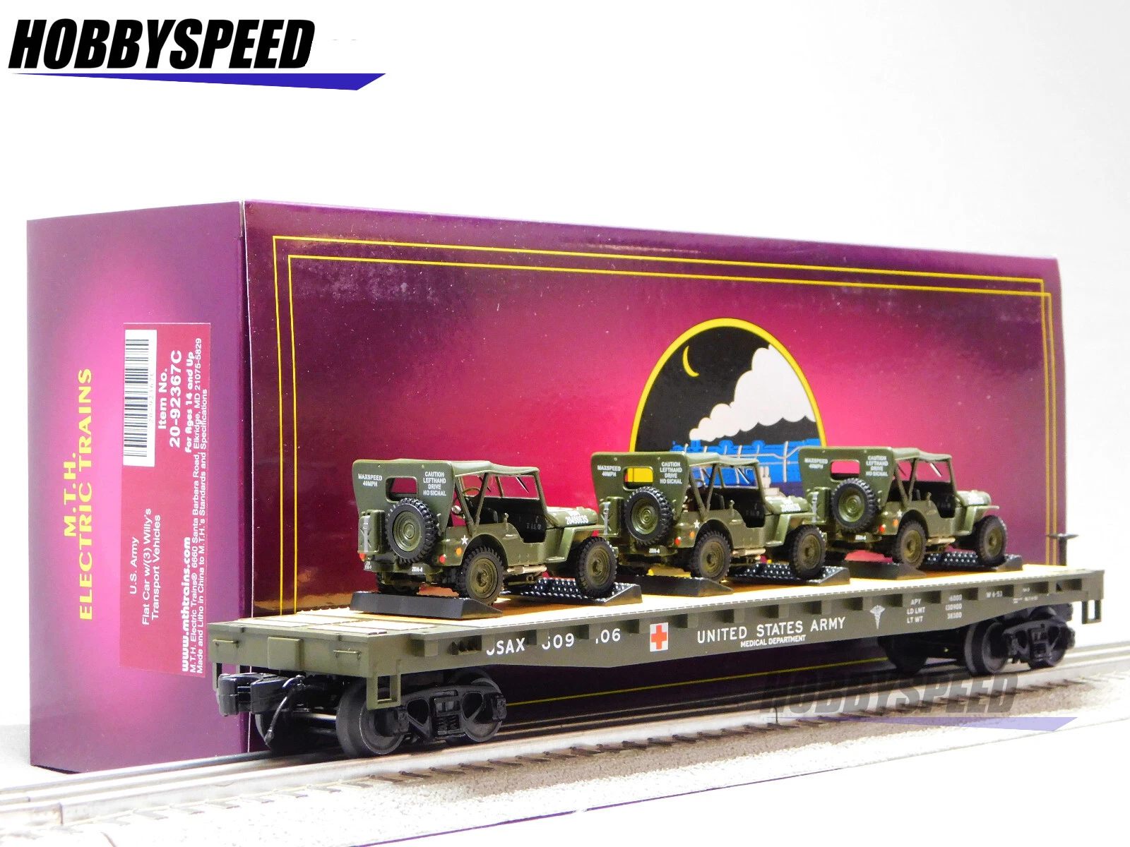 3 ARMYJEEPS PREMIER ...... MTH NEW/UNOPENED 1 of 2 available - Image 2