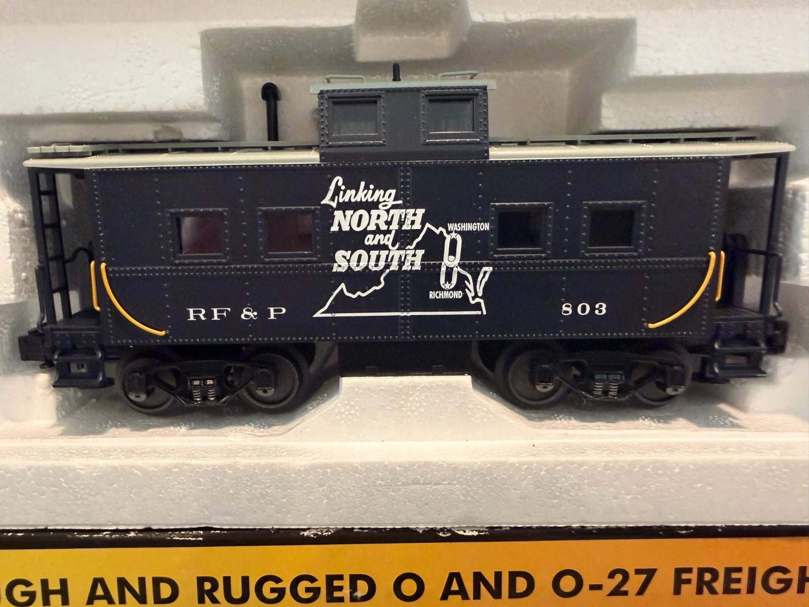 MTH 30-77038 Richmond, Fredericksburg, and Potomac Steel Caboose NIB — photo 2