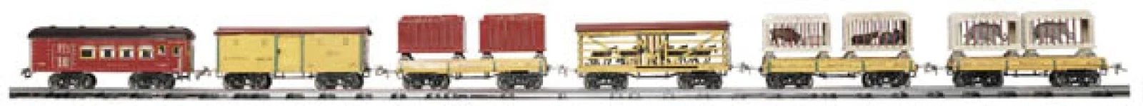 MTH Standard Gauge 10-1125 Ives Circus 6 ar Set NIB