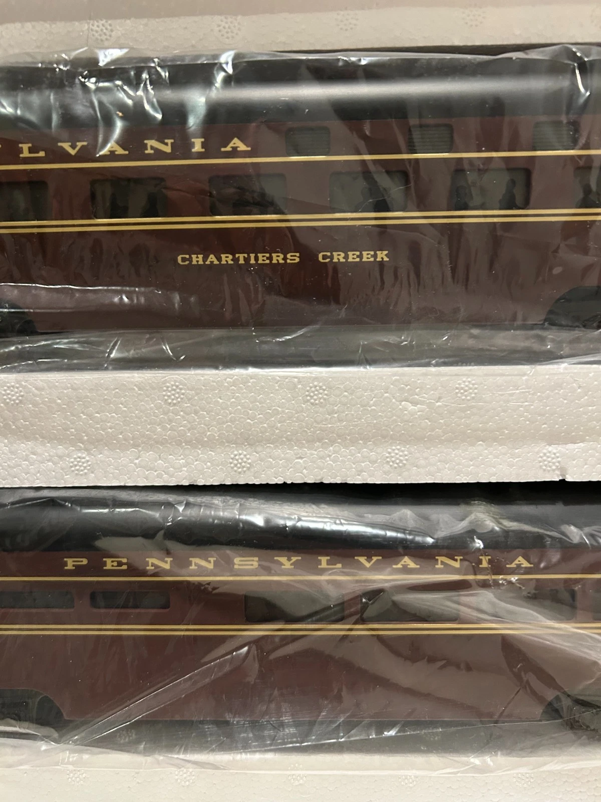 MTH MT-6117 Pennsylvania Tuscan Painted 60' Aluminum Sleeper/Diner Set NIB — photo 2