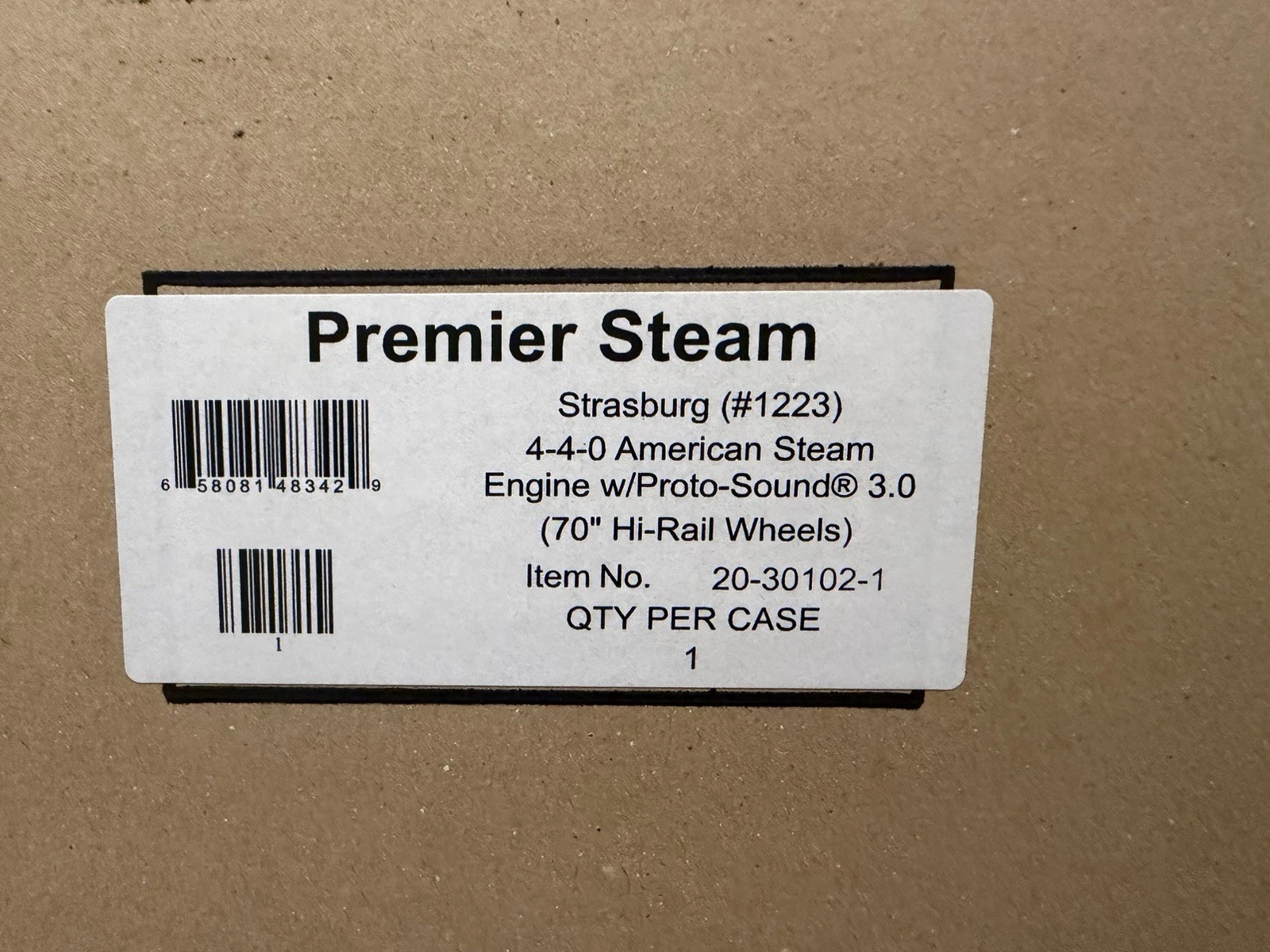 MTH 20-30102-1 PENNSLYVANIA (STRASBURG) 4-4-0 American Steam Engine #98 MINT/BOX — photo 2