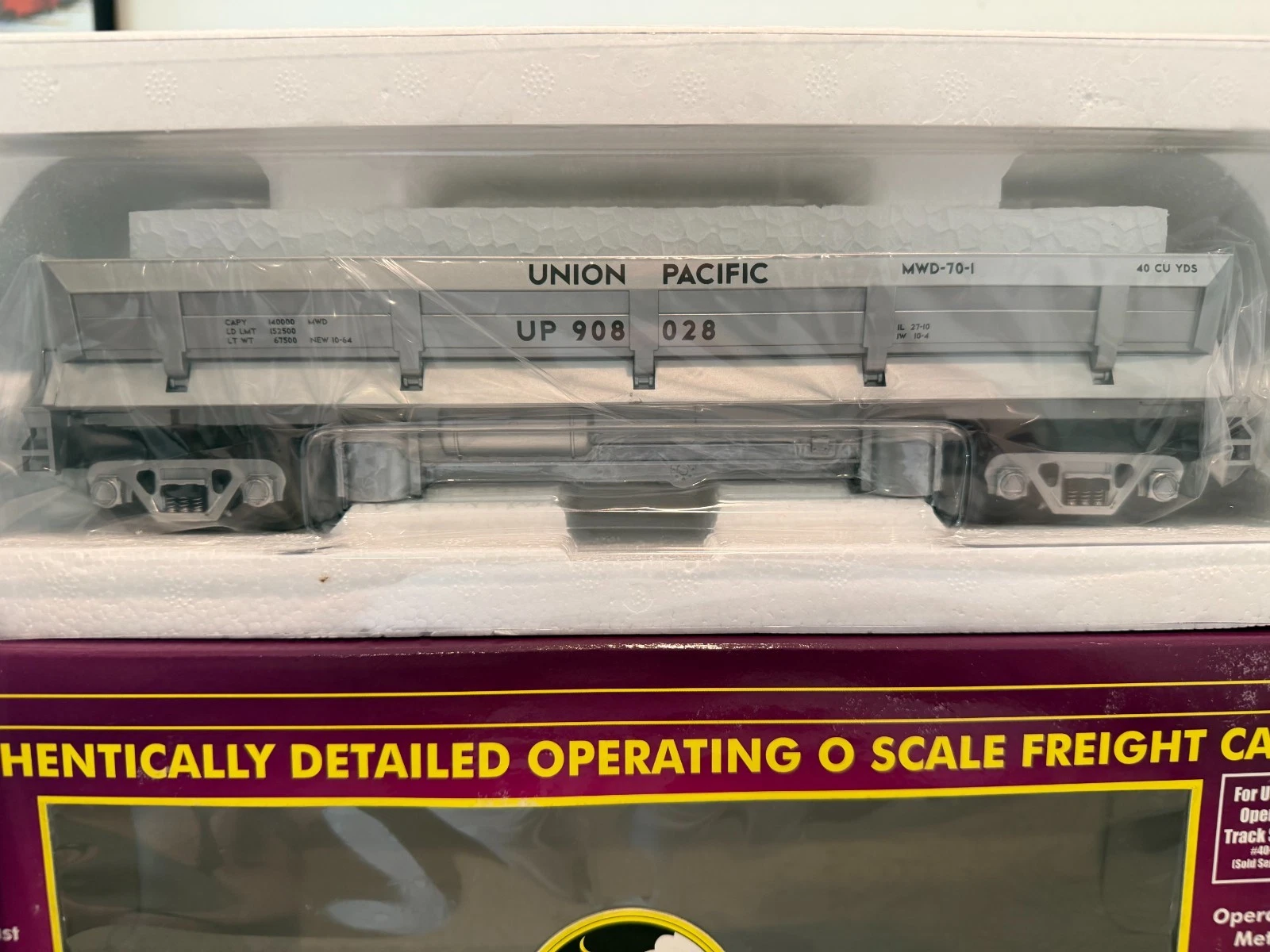 MTH 20-98272 Union Pacific Dump Car NIB — photo 3
