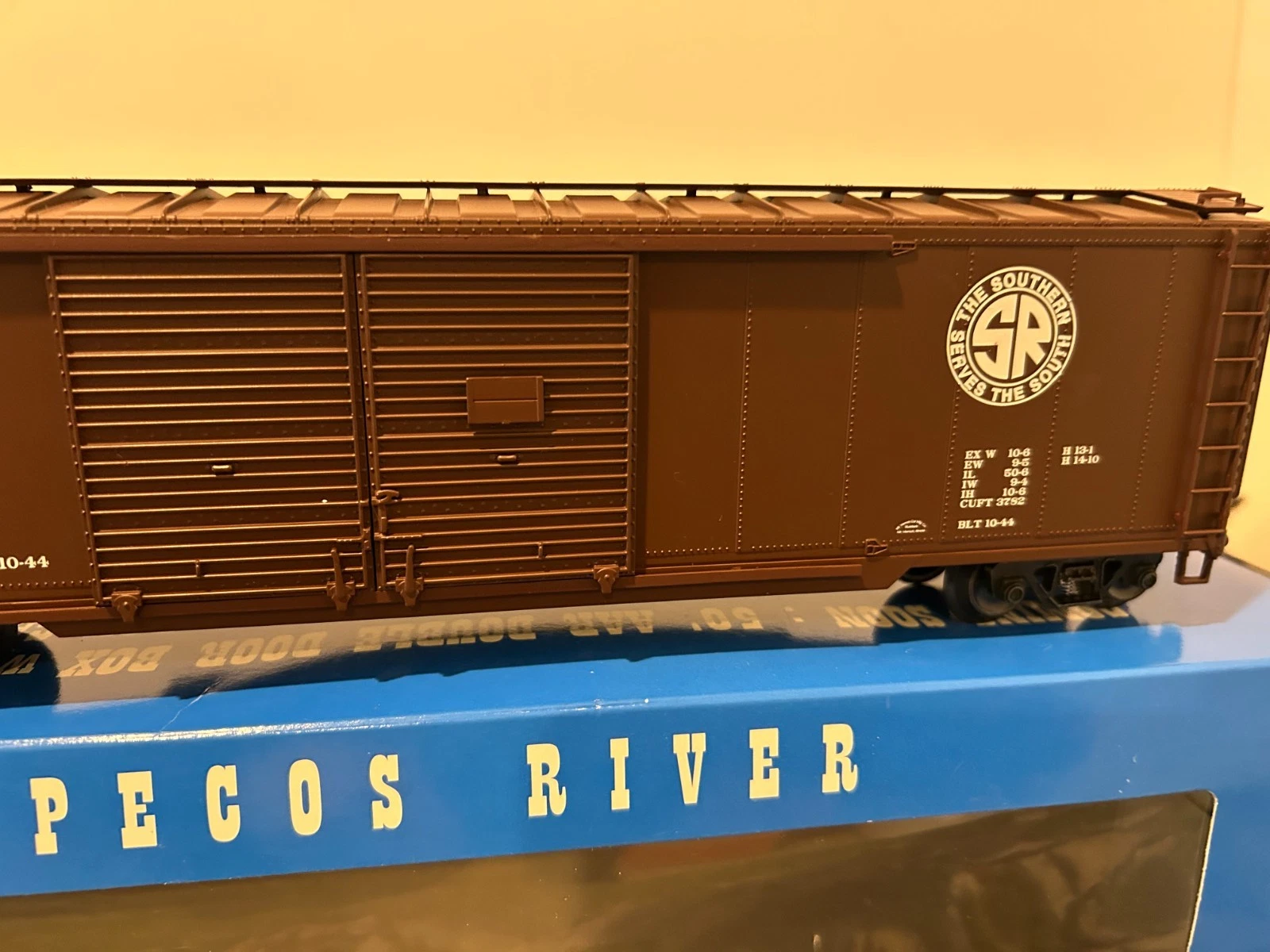 Pecos River HR-0105-1 Southern 3 rail boxcar LN/Box — photo 3