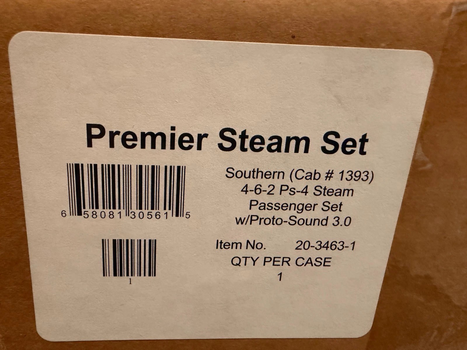 MTH 20-3463-1 Southern 4-6-2 PS-4 Steam Passenger Set w/P3 NIB — photo 2