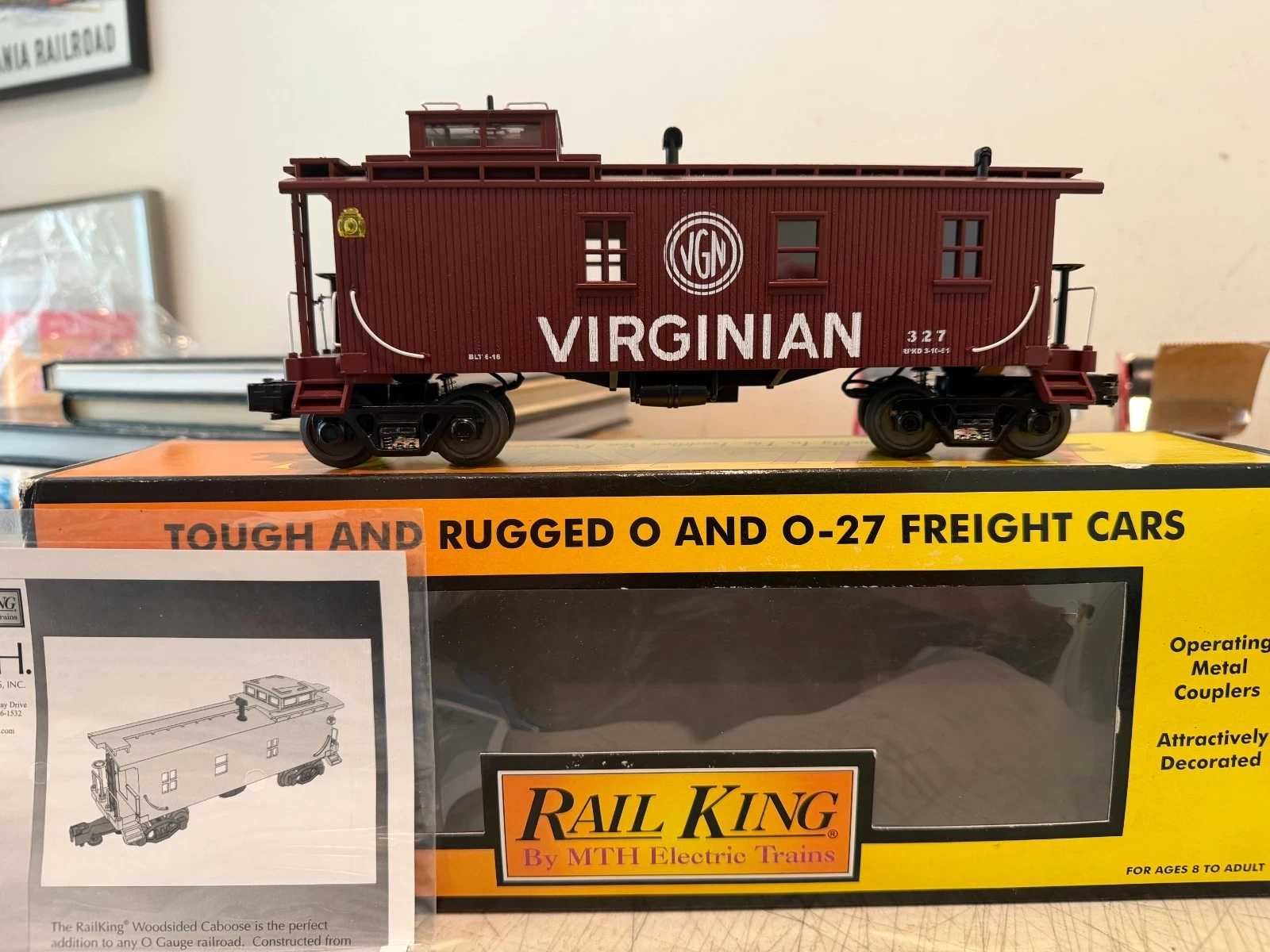 MTH 30-7018F Virginian Railroad Woodside Caboose NIB