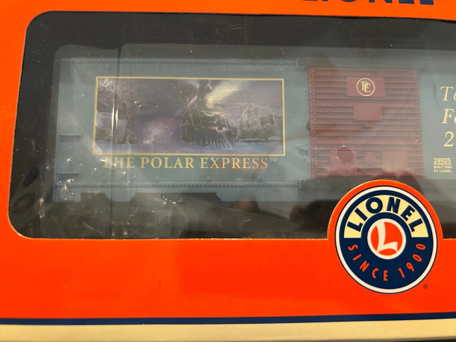 LIONEL 6- 29925 2005 Toy Fair Polar Express Boxcar NIB — photo 3