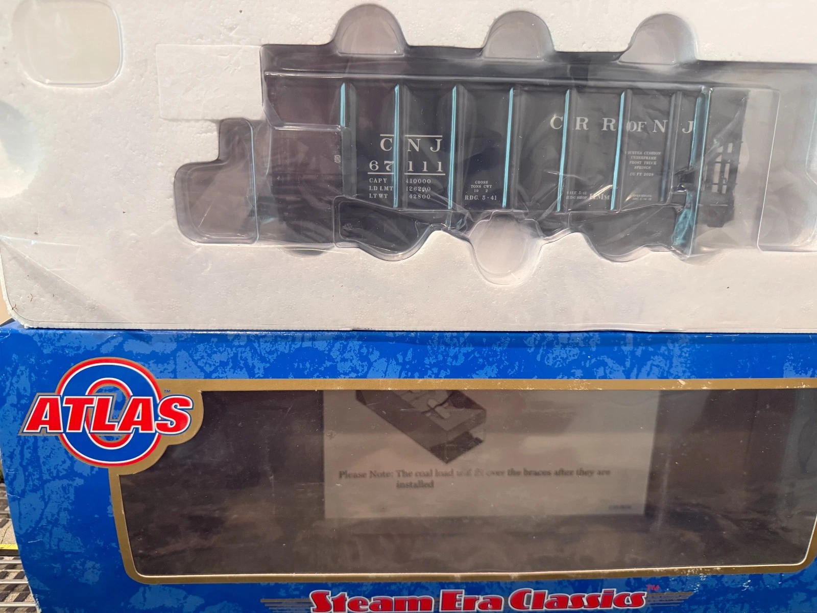 Atlas 6762-2 Steam Era Classics 55 Ton Fishbelly Hopper Car NIB