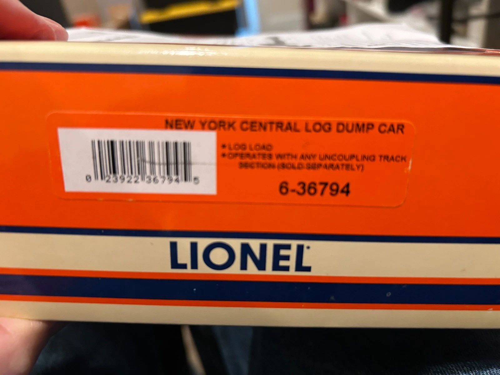 Lionel 6-36794 New York Central Log Dump Car NIB — photo 3