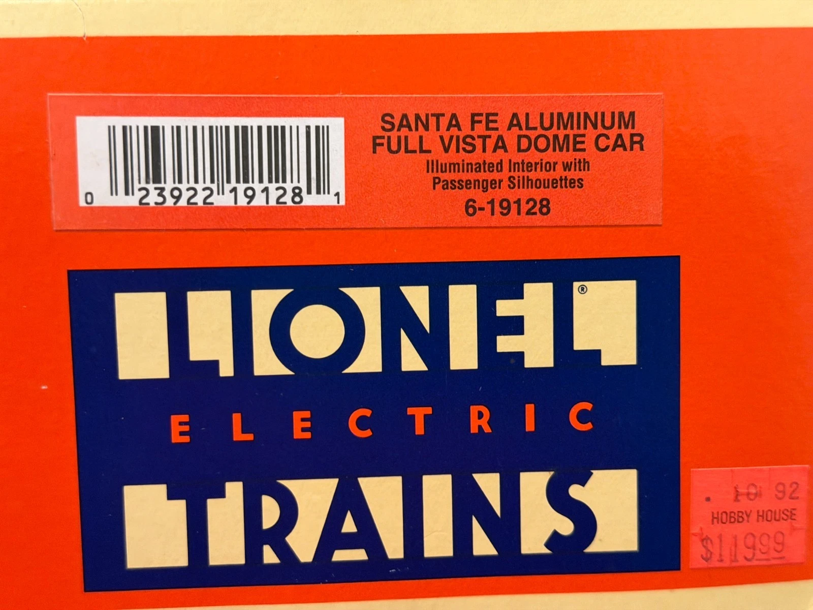Lionel 6-19128 Santa Fe Aluminum Full-Dome 15" Passenger Car NIB — photo 2
