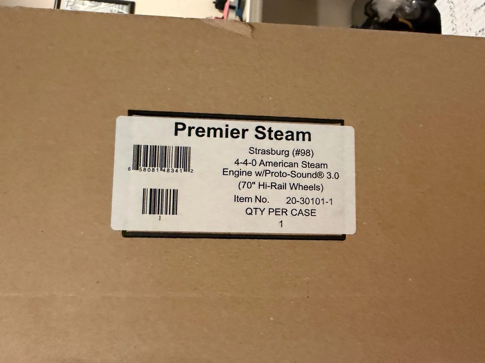 MTH 20-30101-1 Strasburg Rail Road 4-4-0 American Steam Engine #98 W/P3 MINT/BOX — photo 2