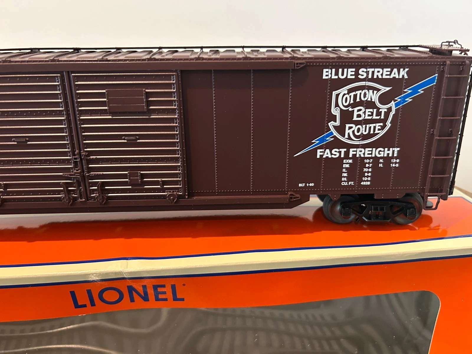 Lionel 6-84112 Cotton Belt Double Door Boxcar LN/Box — photo 3