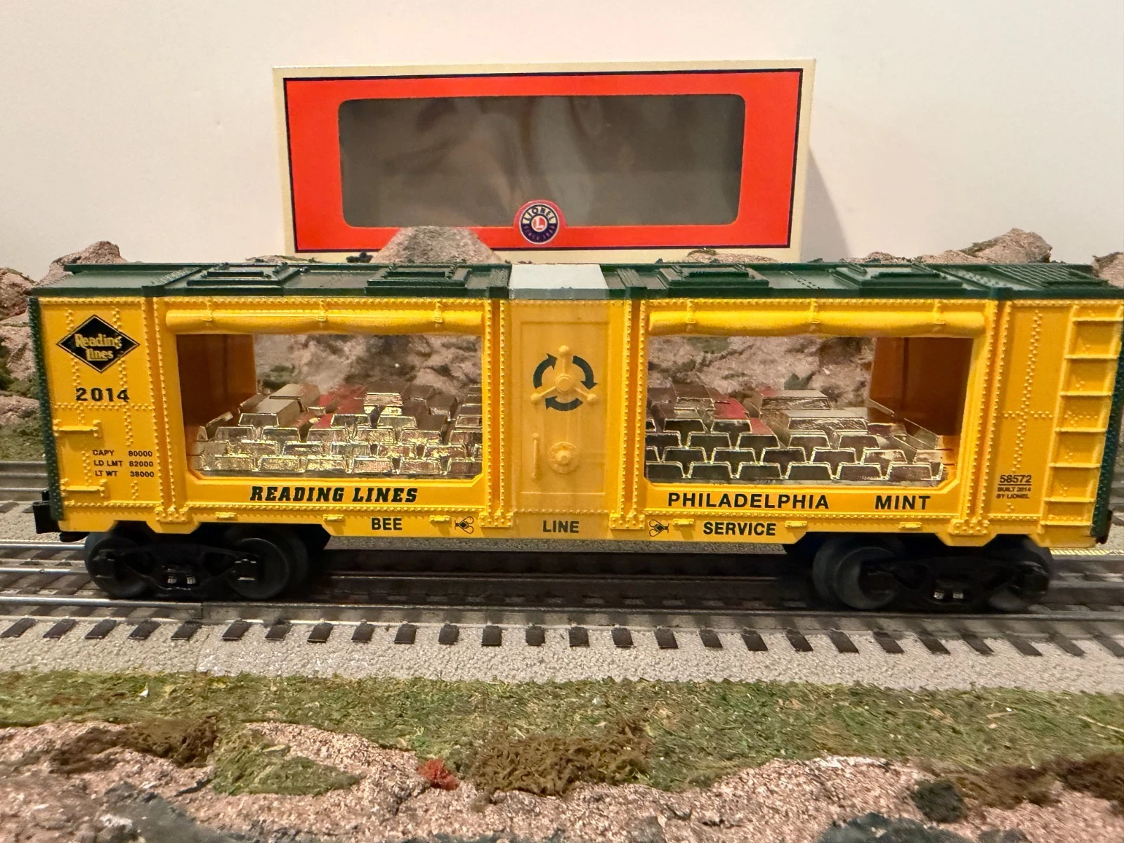 Lionel 6-58572 TCA 2014 Reading Bullion/Mint Car NIB