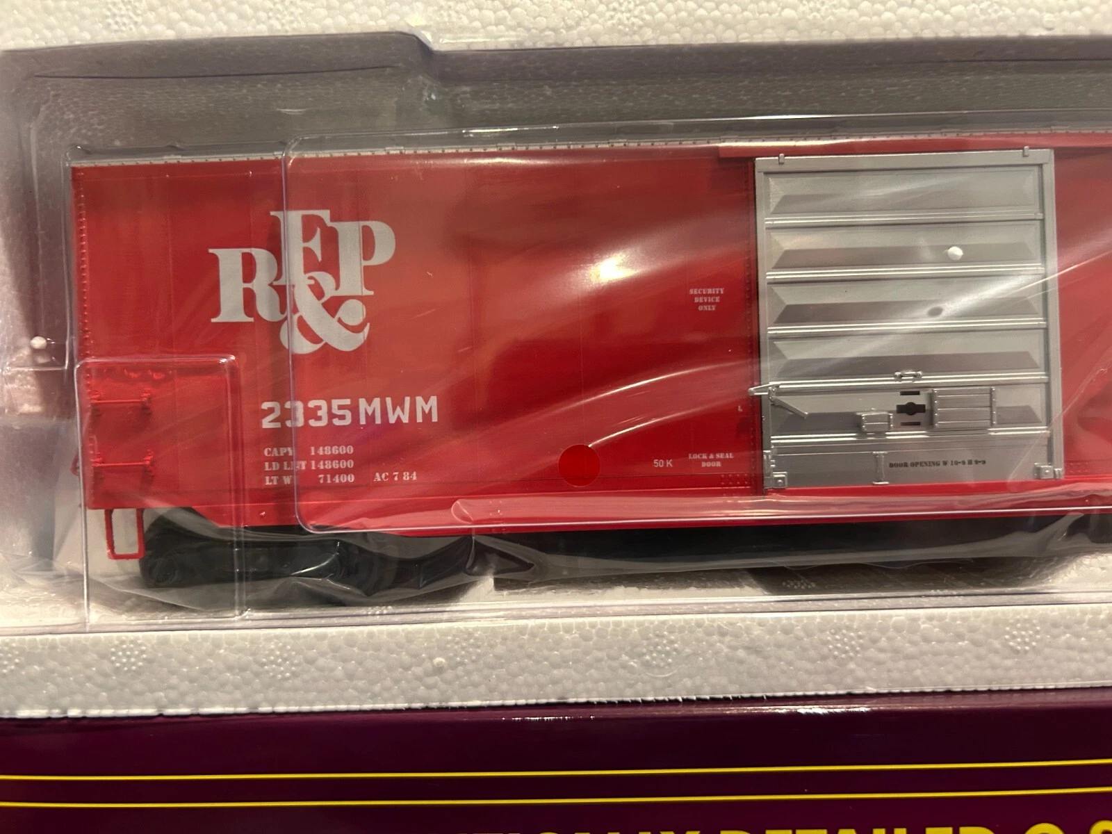 MTH 20-99300 Richmond, Fredericksburg, and Potomac 50' PS-1 Boxcar NIB — photo 3
