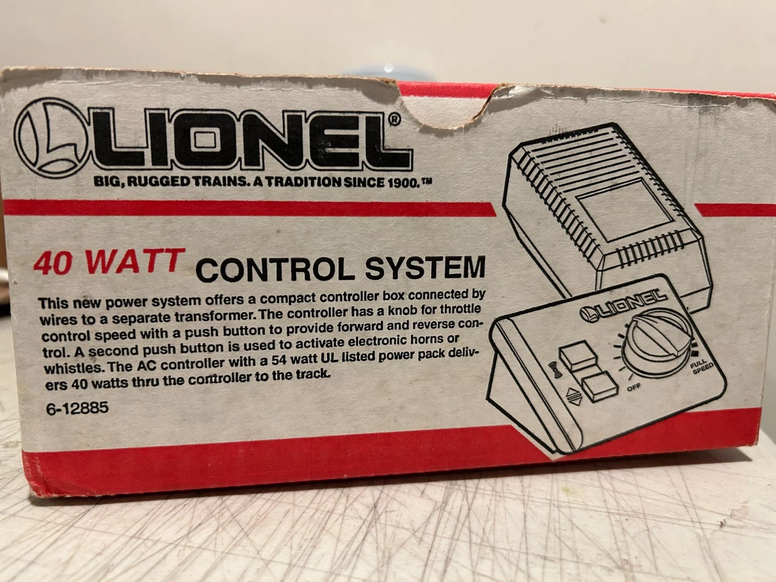 Lionel 6-12885 40 Watt Controller NIB/Tested — photo 2