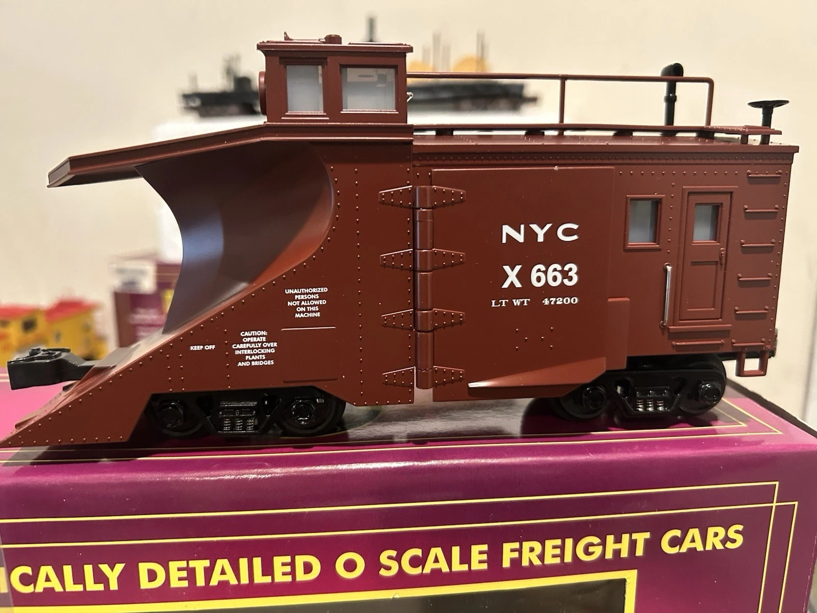 MTH 20-98219 New York Central Snow Plow NIB — photo 2
