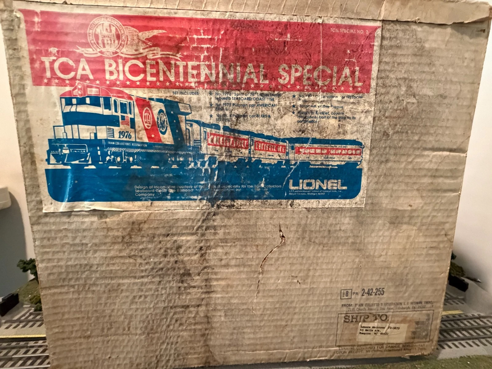 Lionel 6-1976 TCA Bicentennial 4 Car Passenger Set LN/Box — photo 3