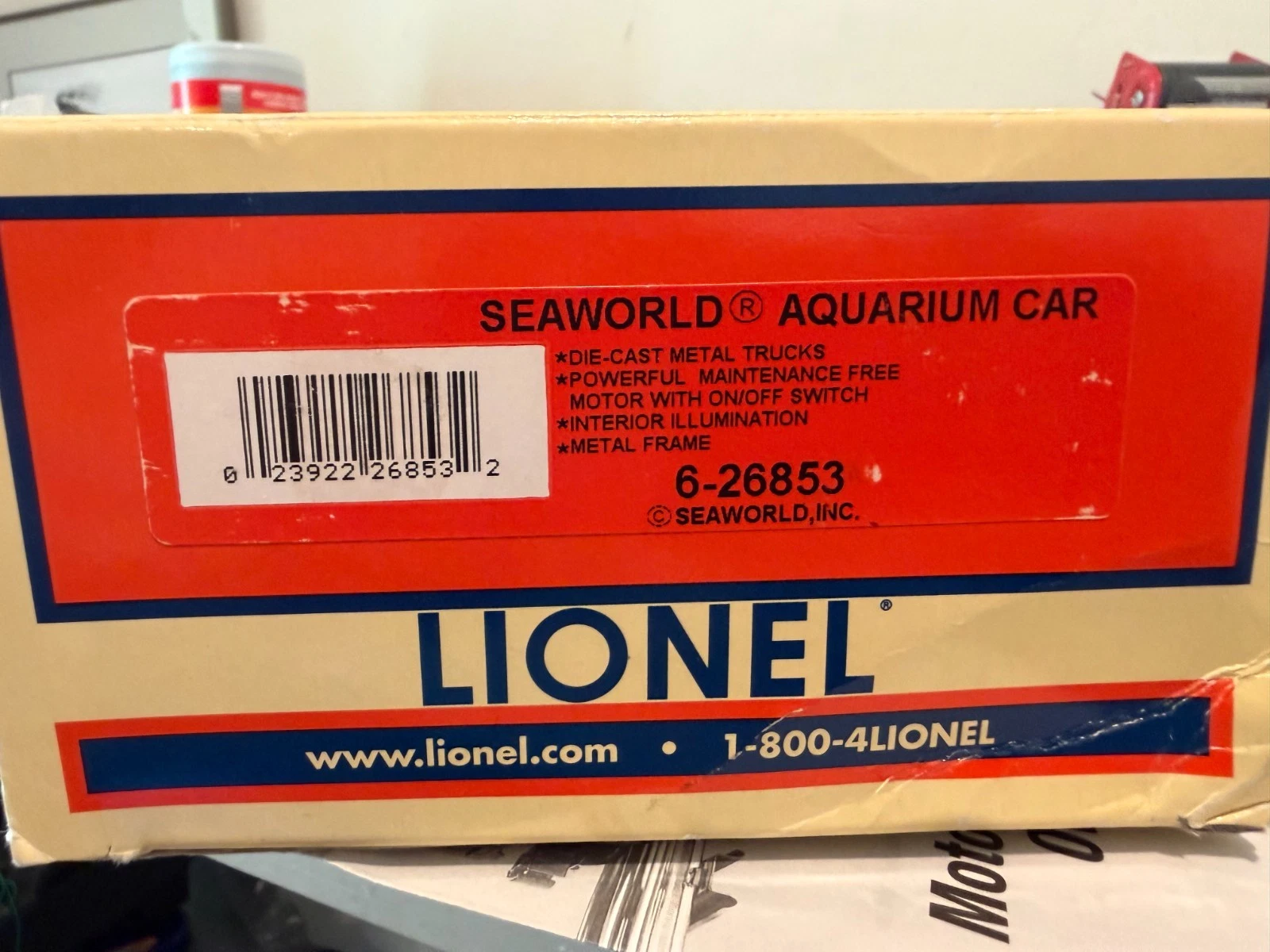 Lionel 6-26853 Seaboard Aquarium Car NIB — photo 3