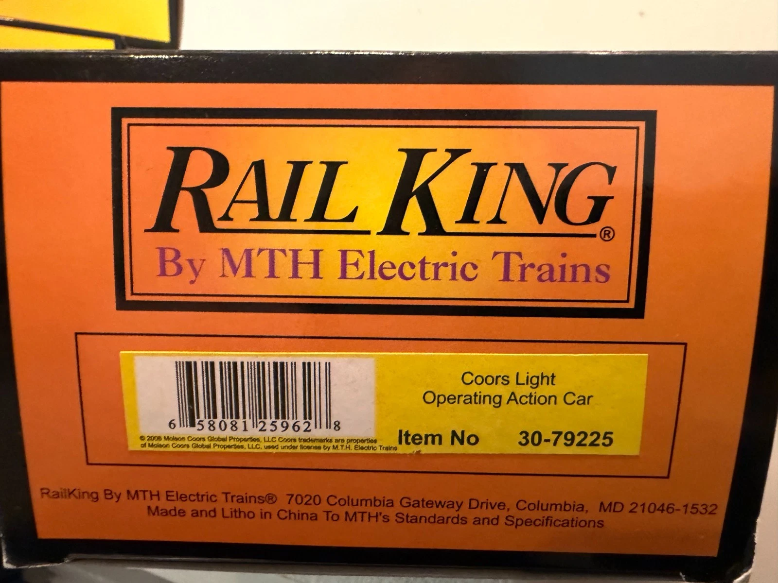 MTH Railking 30-79225 Coors Light Action Car NIB — photo 4