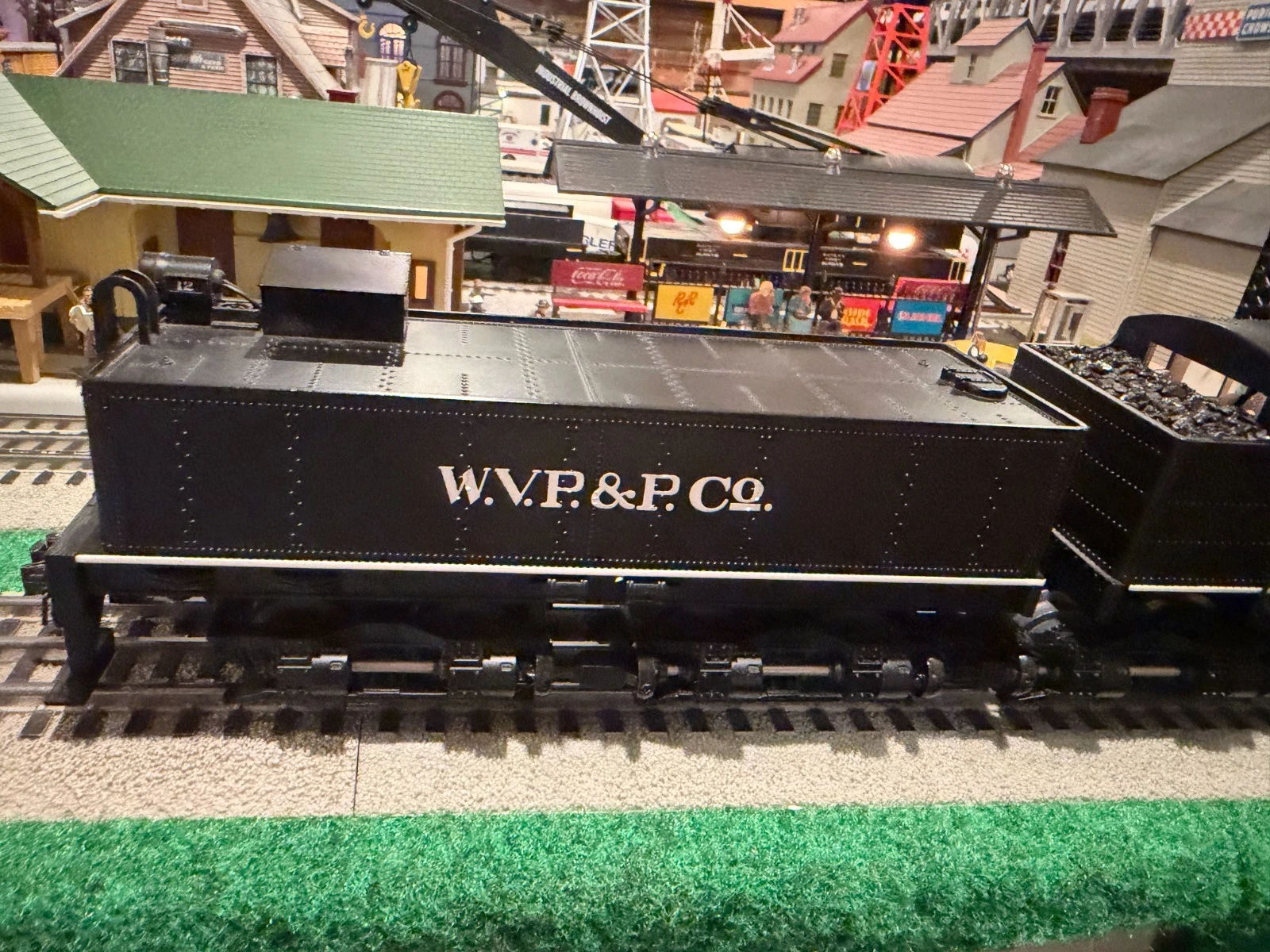 MTH 20-3023-1 O Gauge W.V.P&P 4 Truck Shay Locomotive
