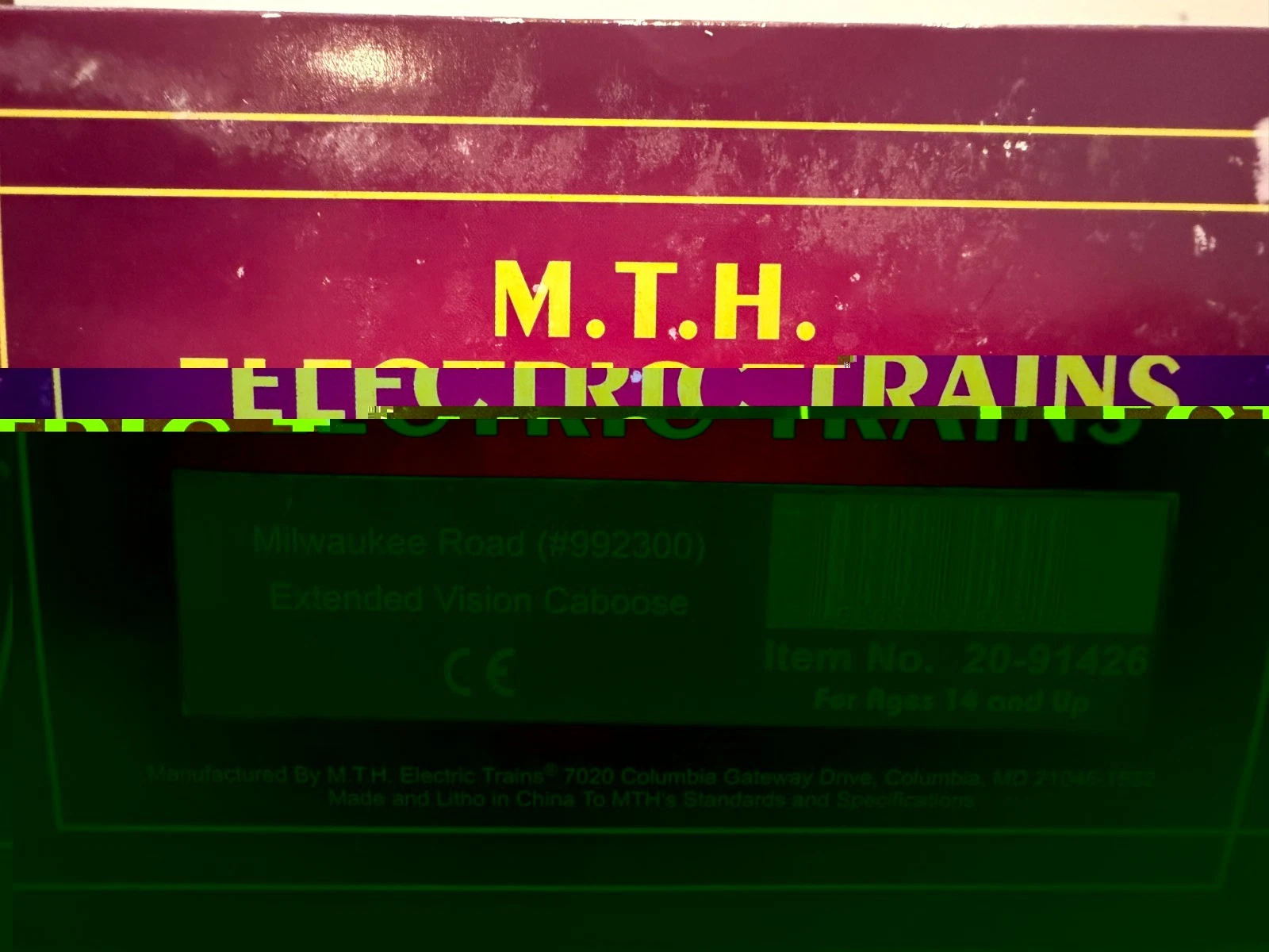 MTH 20-91426 Milwaukee Road Extended Vision Caboose NIB — photo 3