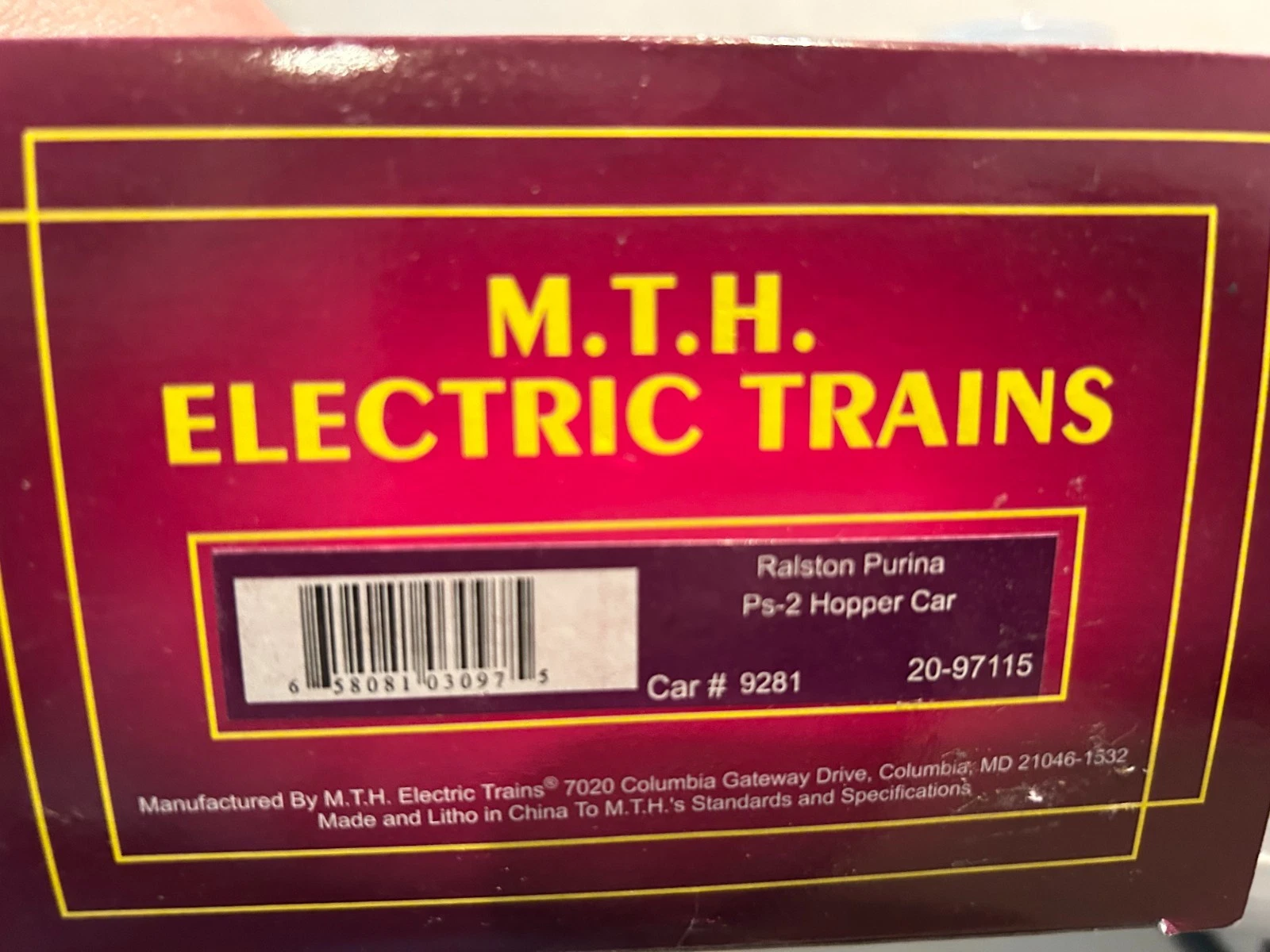 MTH 20-97115 Ralston Purina Ps-2 Hopper NIB — photo 3