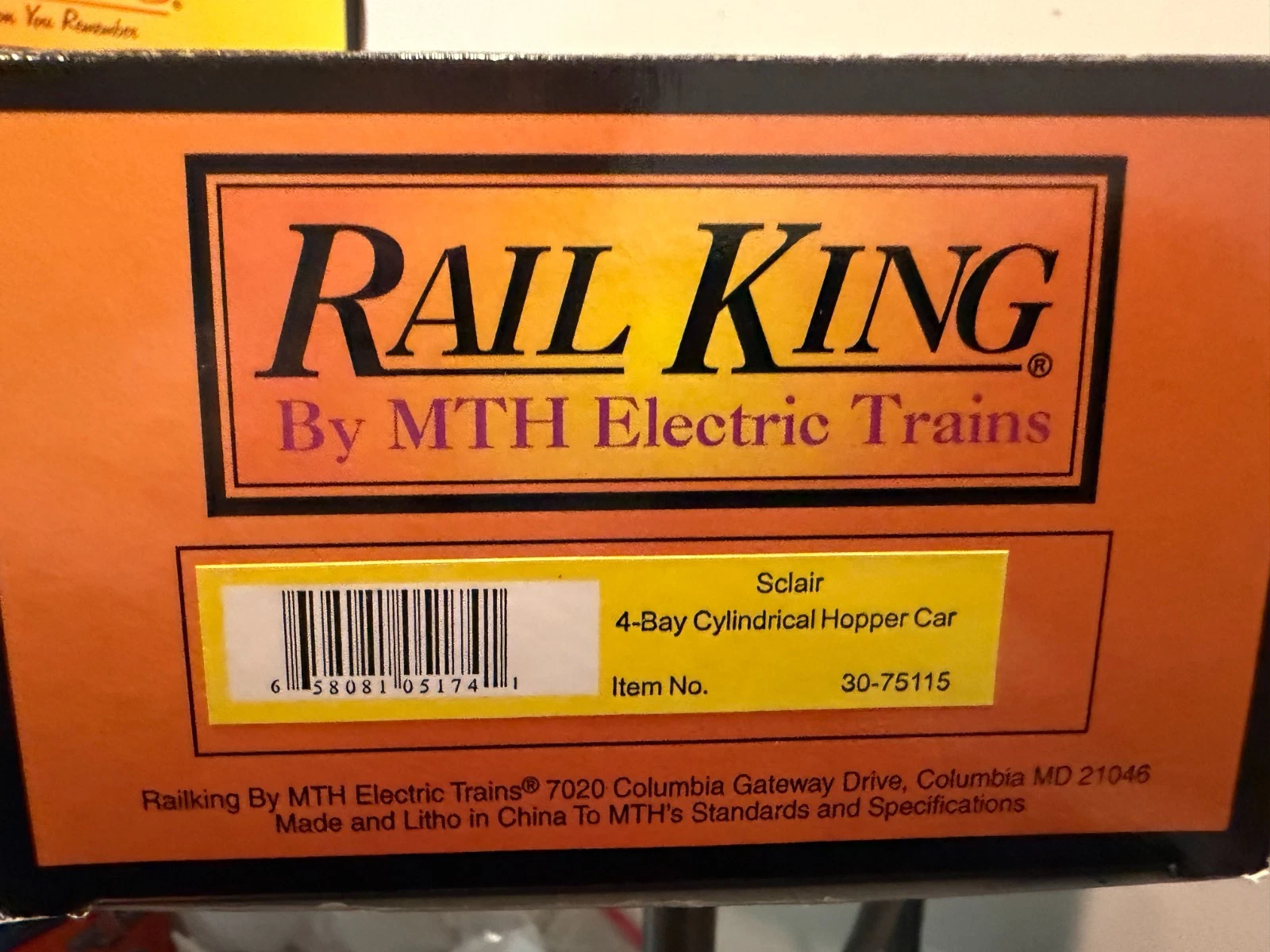 MTH 30-75115 O 4-Bay Sclair Cylindrical Hopper LN/Box — photo 3