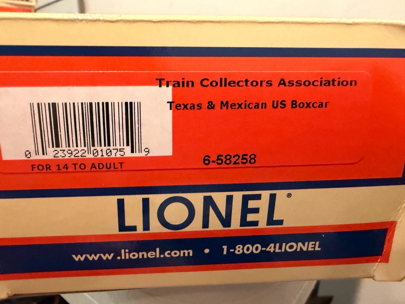 Lionel 6-58258 TCA 2013 Texas and Mexican Railwway Boxcar NIB — photo 4