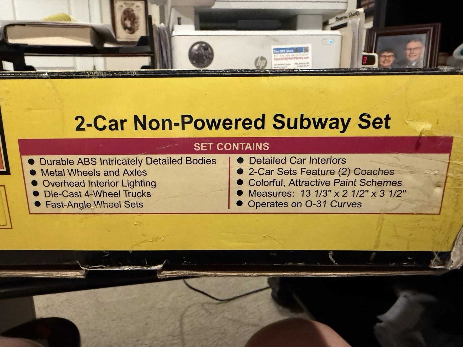 MTH RailKing 30-2448-3 Metro LO-V 2-Car Subway Add-on Set, Non-Powered NIB — photo 2