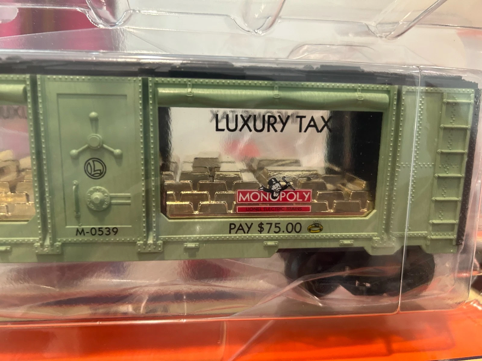 Lionel 6-52158 Monopoly Mint Car NIB — photo 2