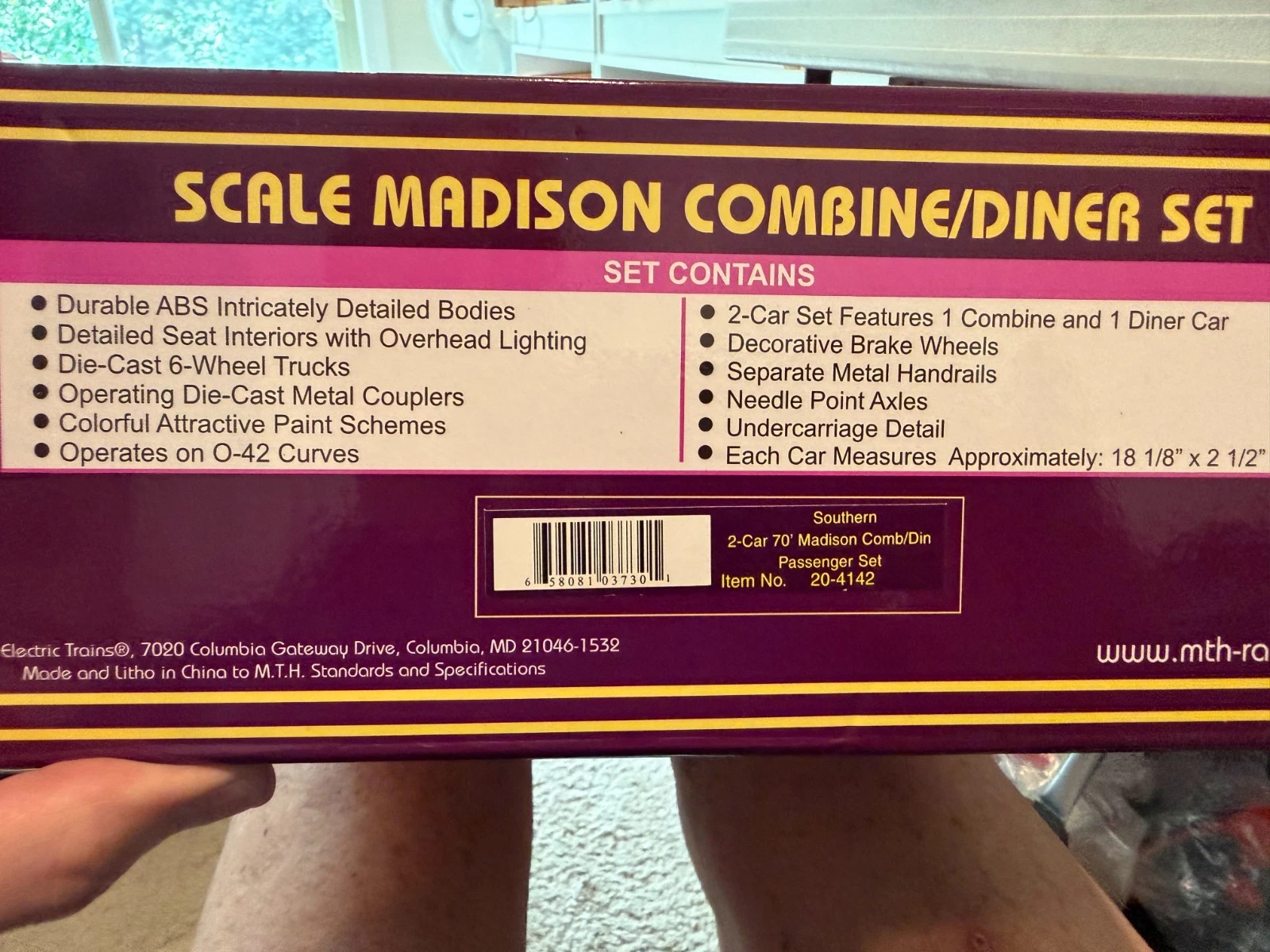 MTH 20-4142 Southern Combine/Diner 2 Pack NIB — photo 3