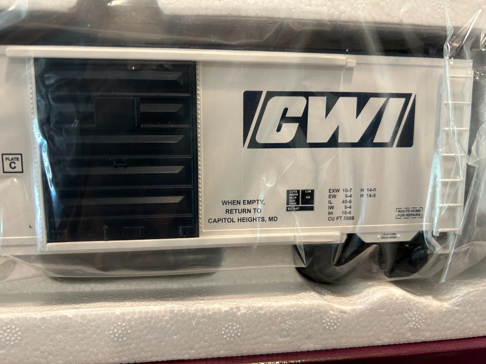 MTH 20-93155 Consolidated Waste Ind.(#0002) Boxcar NIB — photo 2