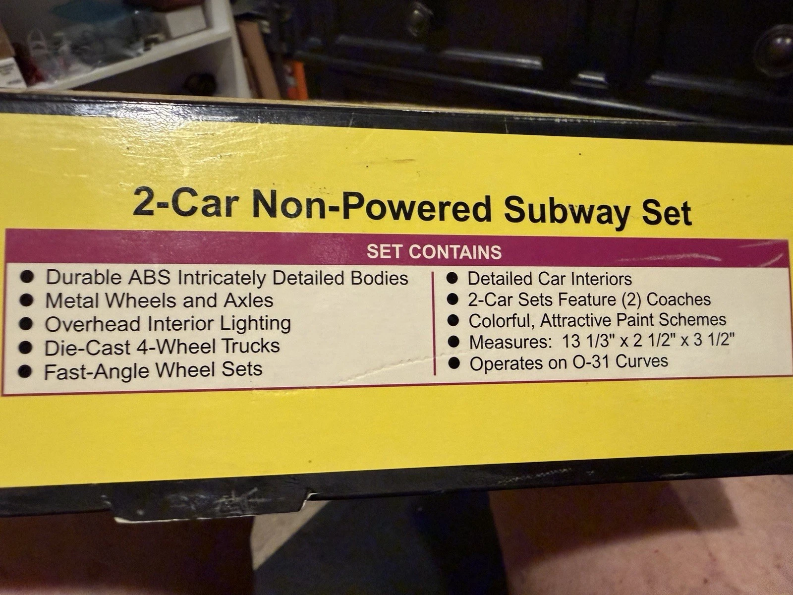MTH RailKing 30-2446-3 2-Car Non-Powered Subway Set MTA WOELD'S FAIR R-26 NIB — photo 3