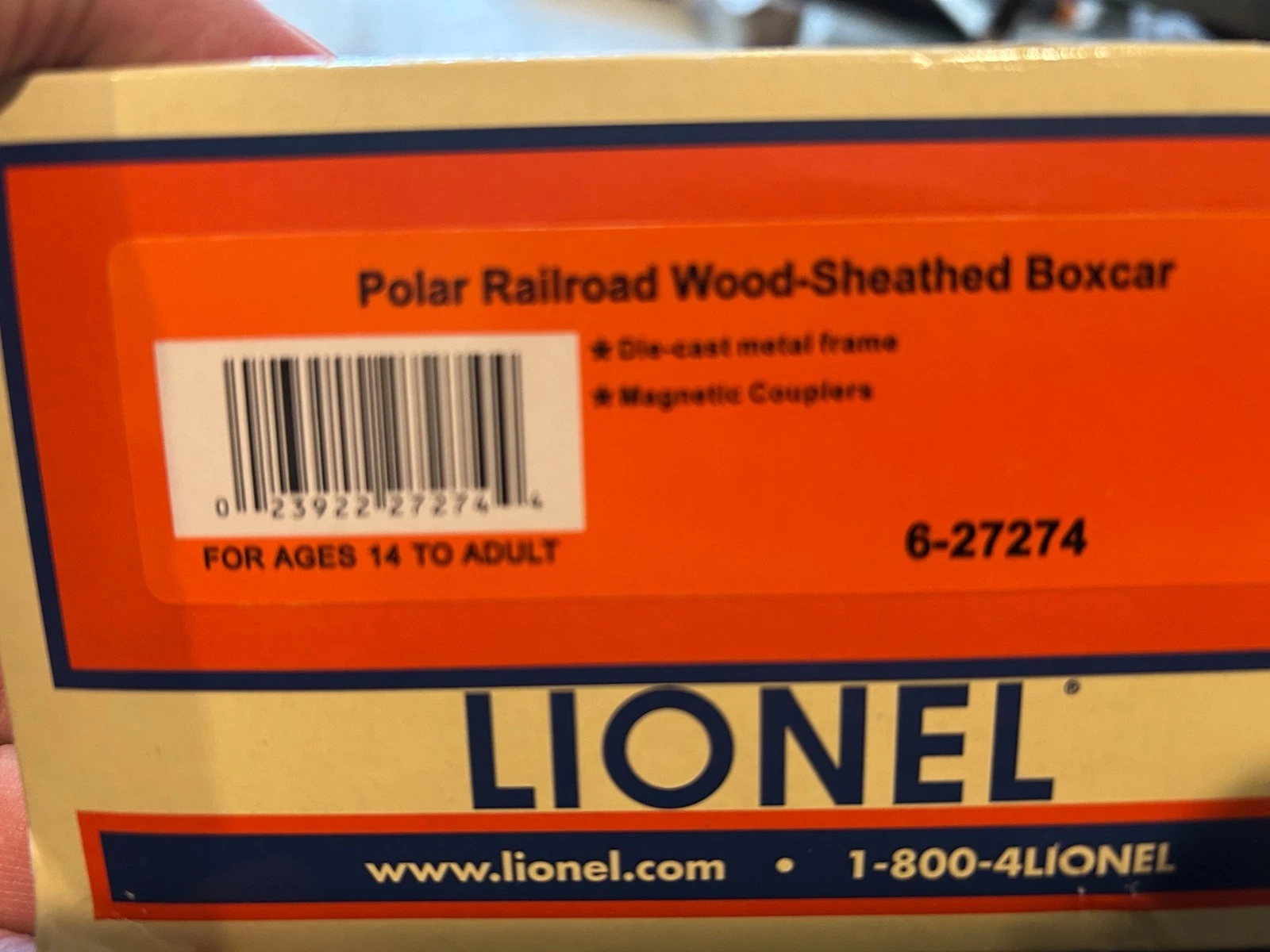 Lionel 6-27274 Polar Railroad Wood-Sheathed Boxcar LN/Box — photo 5