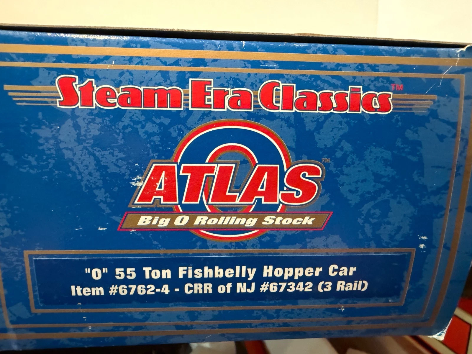 Atlas 6762-4 Steam Era Classics 55 Ton Fishbelly Hopper Car NIB — photo 3