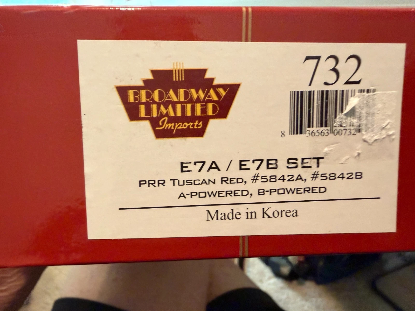 Broadway Limited EMD E7 AB Set Pennsylvania RR (Brown) NIB w/ Paragon DCC — photo 2