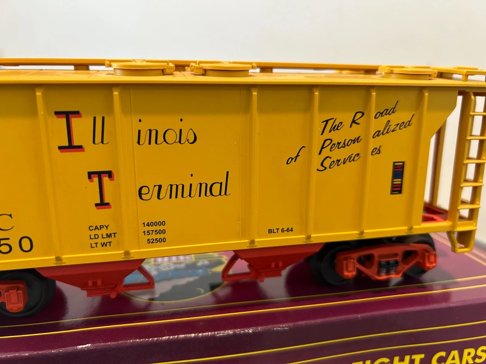 MTH 20-97124 Illinois Terminal PS-2 Covered Hopper Car LN/Box — photo 2
