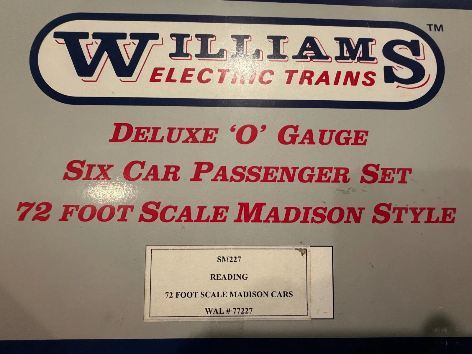 Williams 77227 Reading 6 Car Madison Set NIB — photo 4