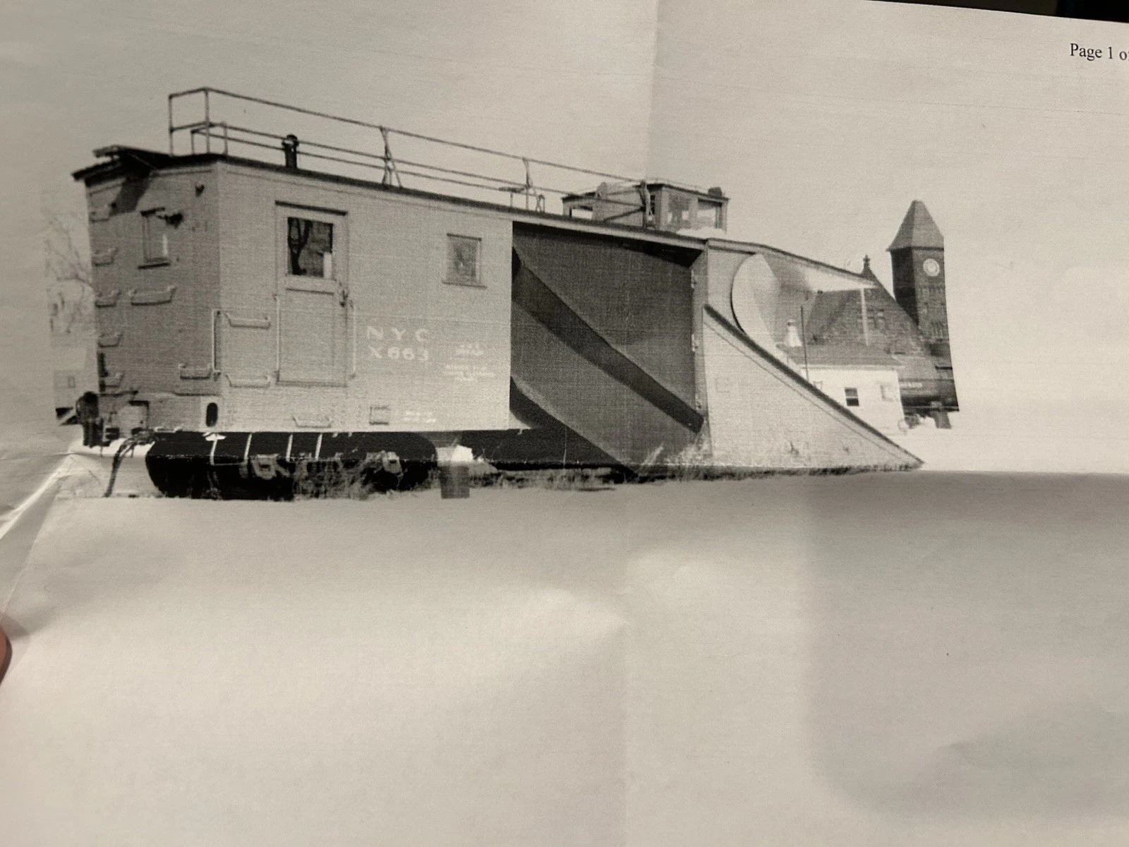MTH 20-98219 New York Central Snow Plow NIB — photo 3