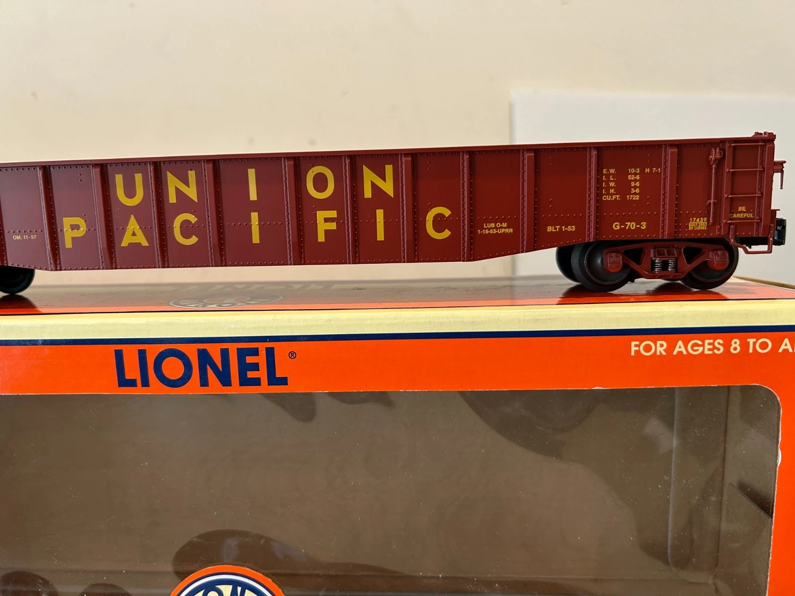Lionel 6-17439 Union Pacific PS-5 Scale Gondola NIB — photo 2