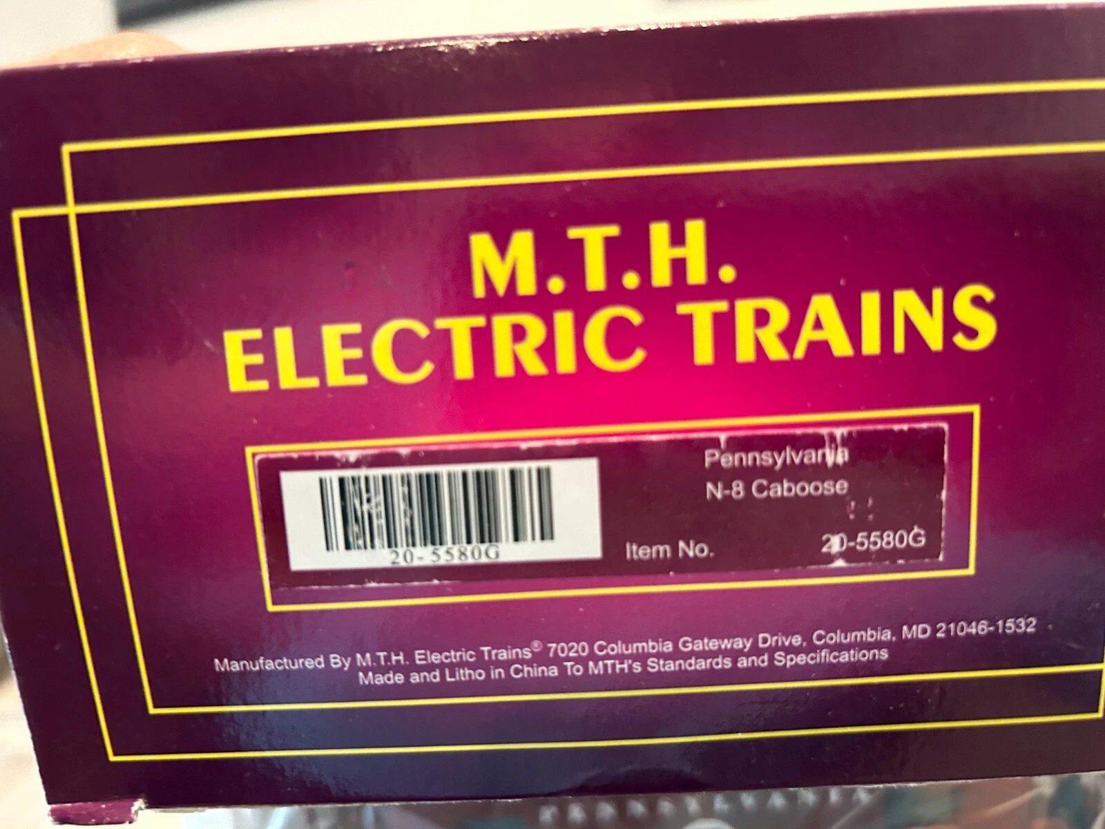 MTH 20-5580G Pennsylvania N-8 Caboose NIB — photo 2