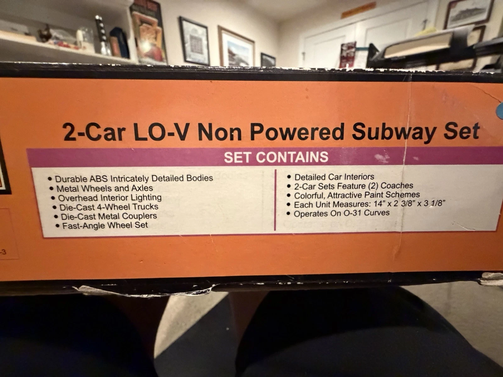 MTH 30-2758-3 Metropolitan Work Train 2-Car LO-V Non-Powered Subway Set NIB — photo 2