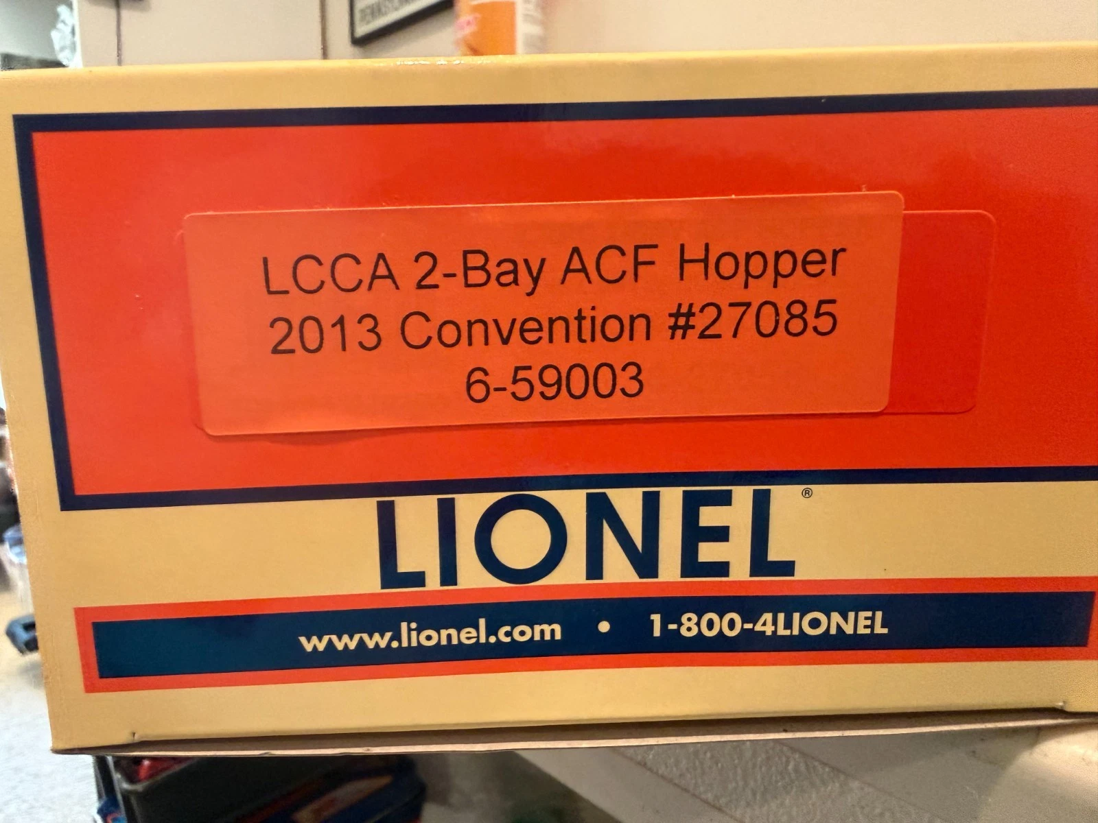 Lionel 6-59003 LCCA Chattanooga Banquet Hopper Car NIB — photo 4