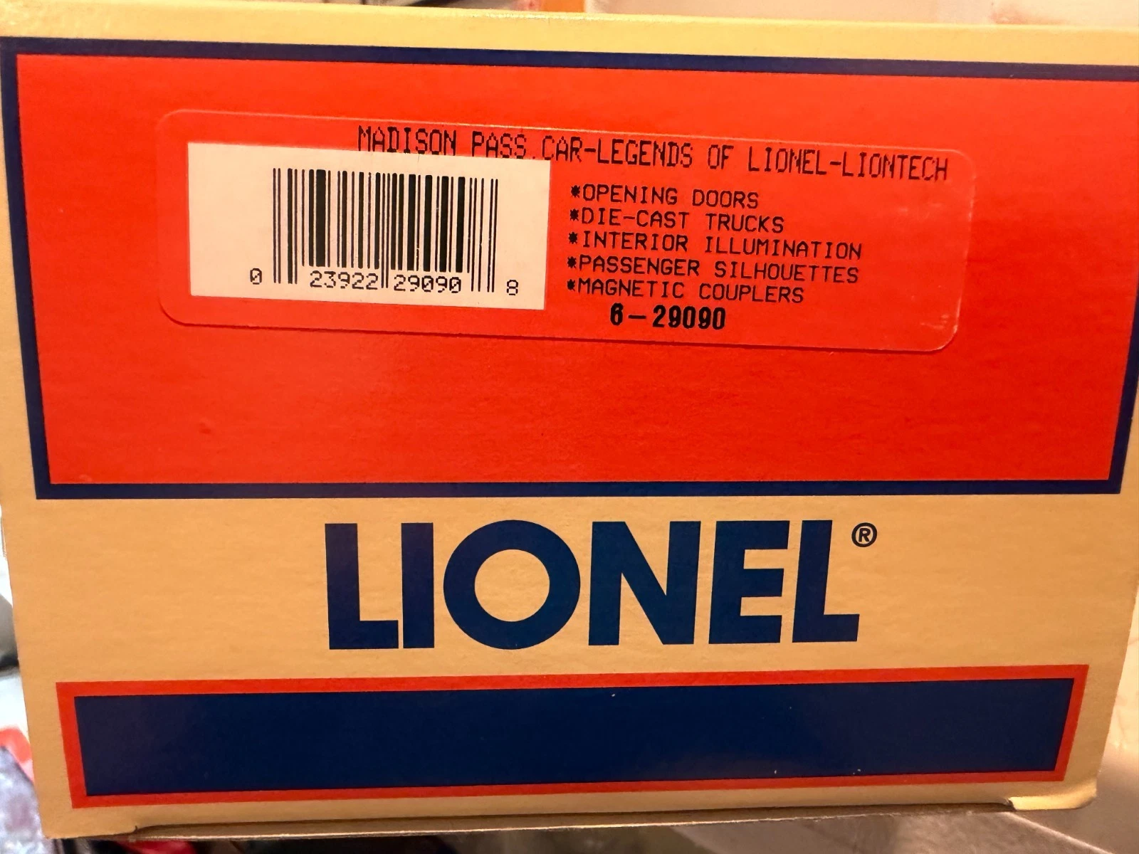 Lionel 6-29090 Lionel Lines Madison Car "Liontech" NIB — photo 3
