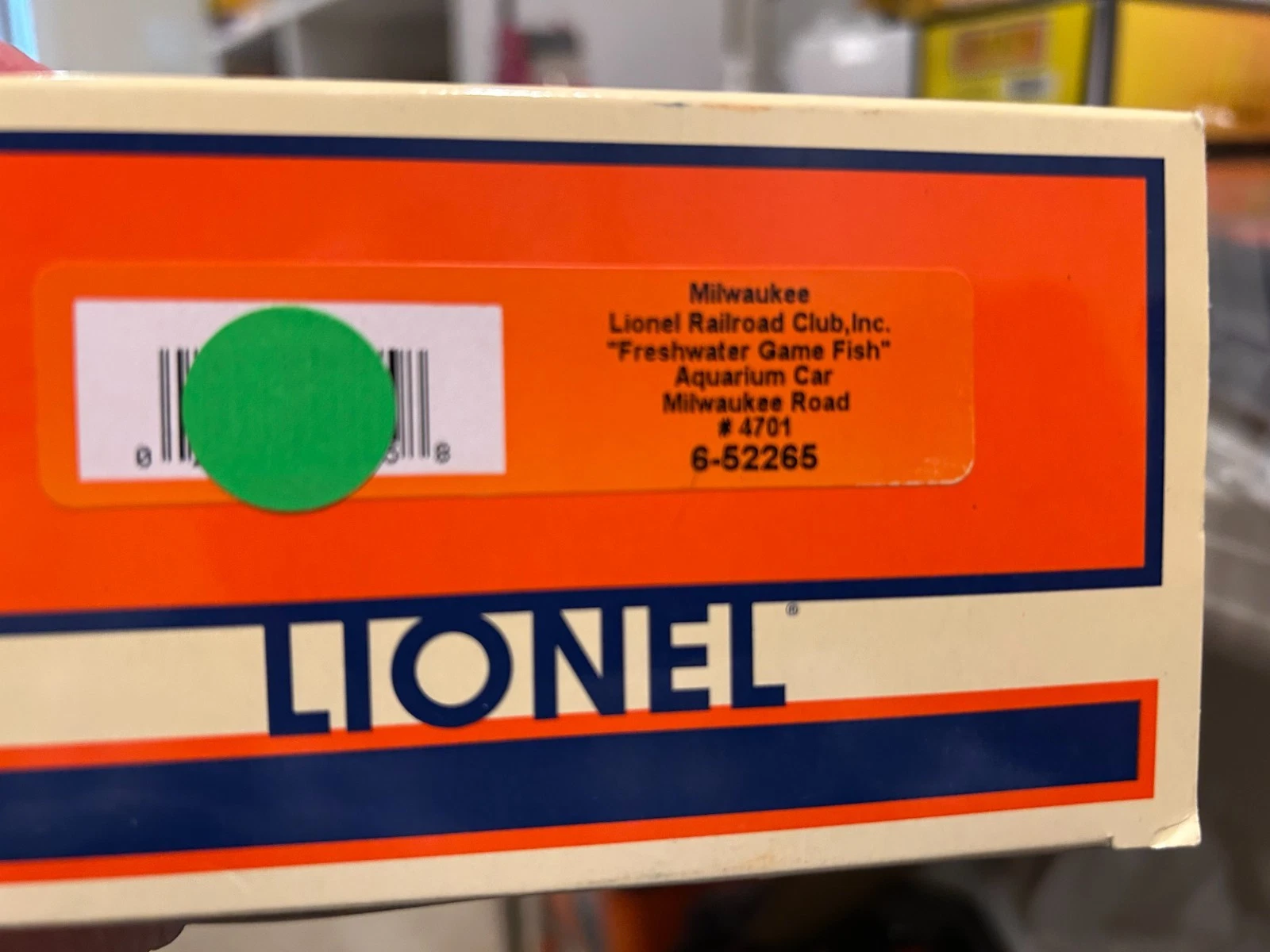 Lionel 6-52265 LRRC Milwaukee Road Freshwater Fish Aquarium Car NIB — photo 4