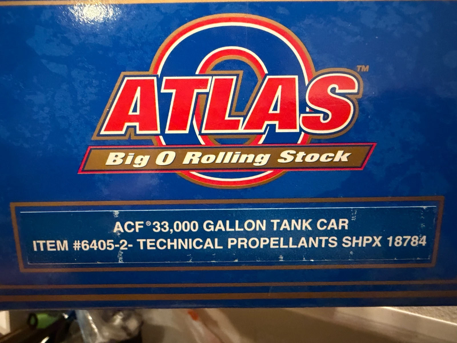 Atlas O Scale 6405-2 ACF 33,000 Gallon Tank Car Technical Propellants LN/Box — photo 4